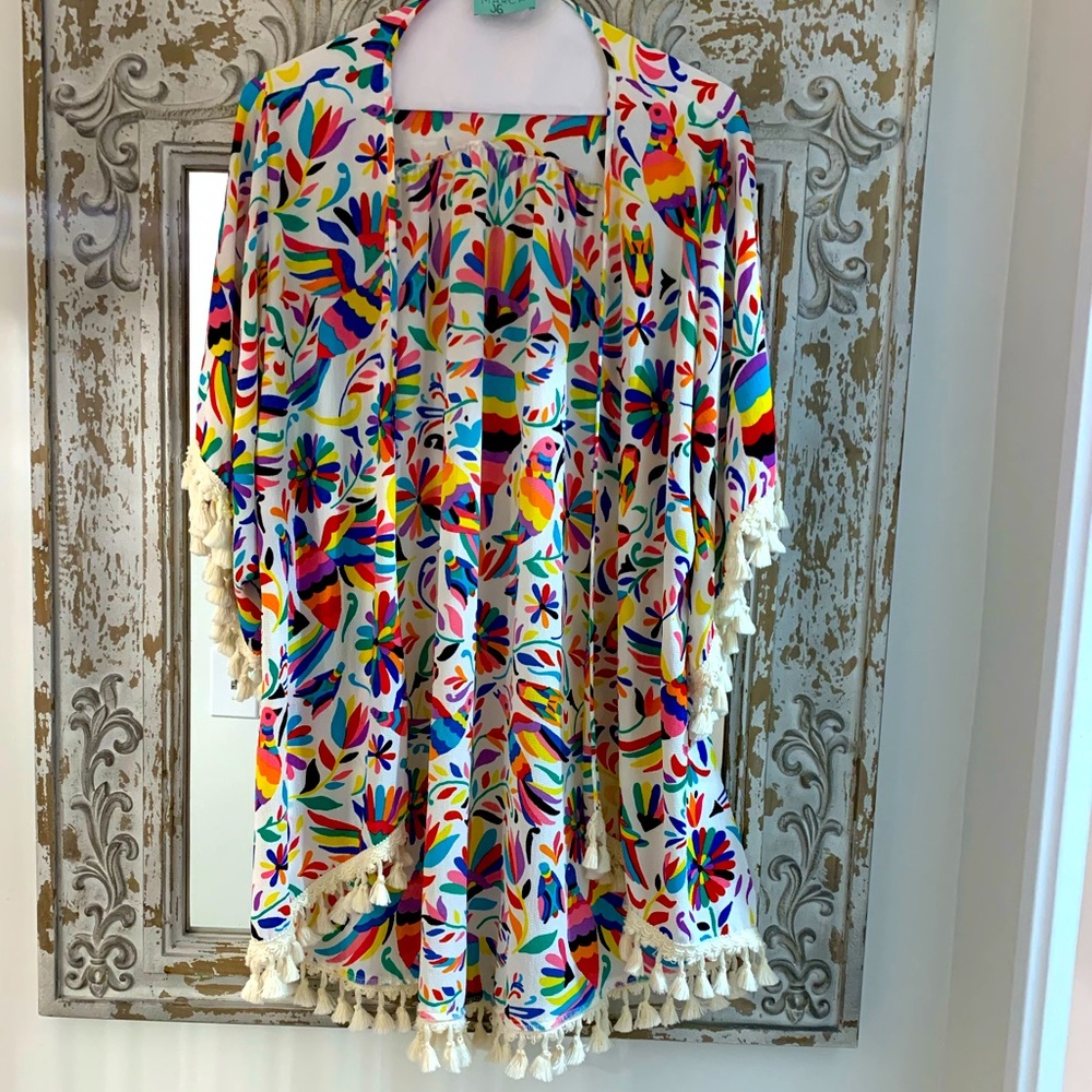 **Judith March Mexican Bird Kimono, Hard To Find**